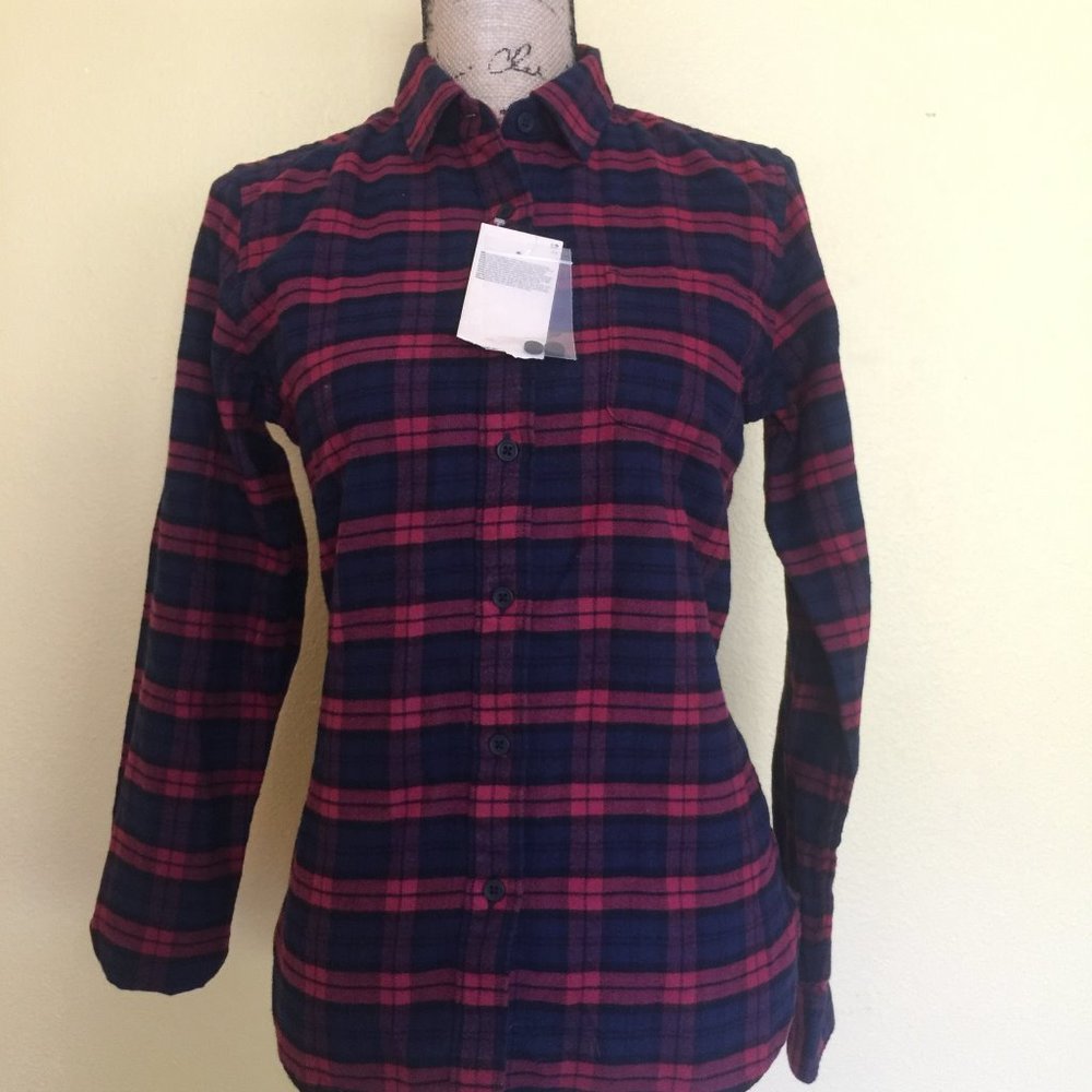 NWT Muji 100% Cotton Flannel sz S